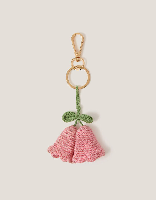Tulip Crochet Bag Charm, , large