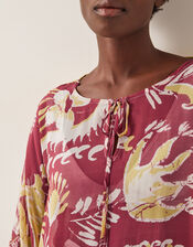 Misha Ornate Print Mini Kaftan, , large