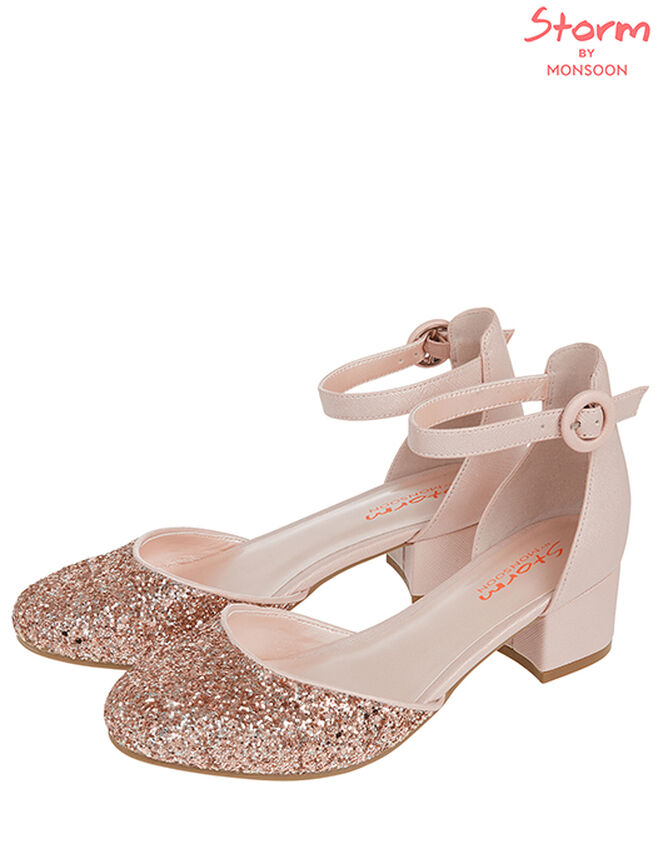Priya Glitter Two-Part Shoes, Pink (PINK), large