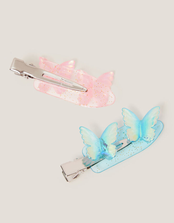 2-Pack Butterfly No Crease Hair Clips, , large