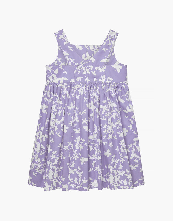 Trotters Butterfly Print Dress, Purple (LILAC), large