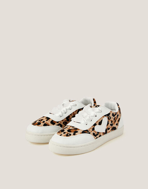 Leopard Print Trainers, Multi (MULTI), large
