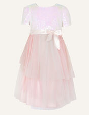 Prairie Sequin Rainbow Dress , Pink (PINK), large