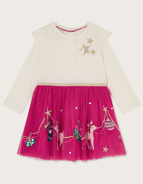 Baby Disco Christmas Dress  Ivory, Ivory (IVORY), large