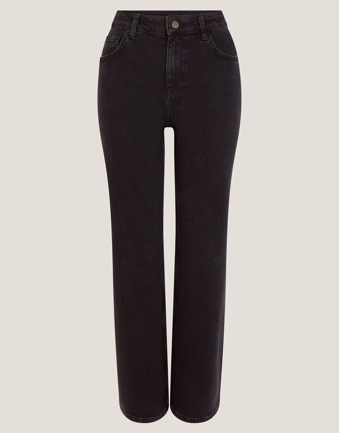Sienna Straight Leg Jeans, Black (BLACK), large