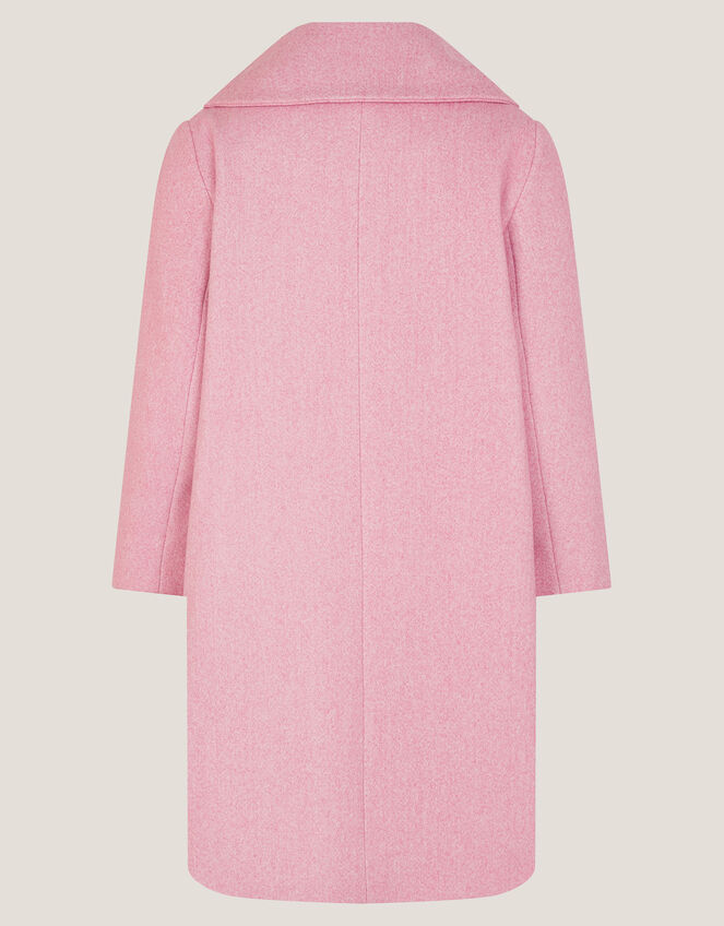 Bow Collar Coat, Pink (PINK), large