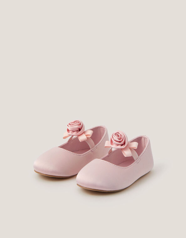 Baby Rosette Walker Shoes, Pink (PINK), large