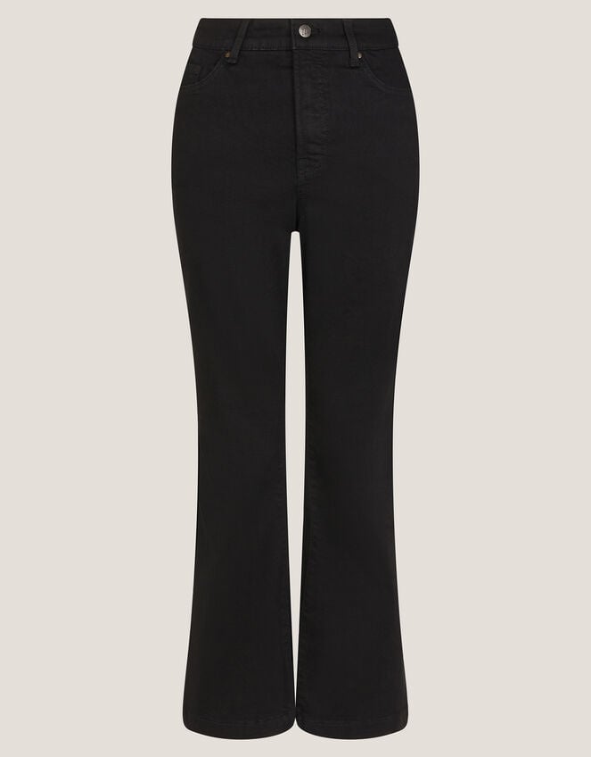 Cassie Kick Flare Jeans, Black (BLACK), large