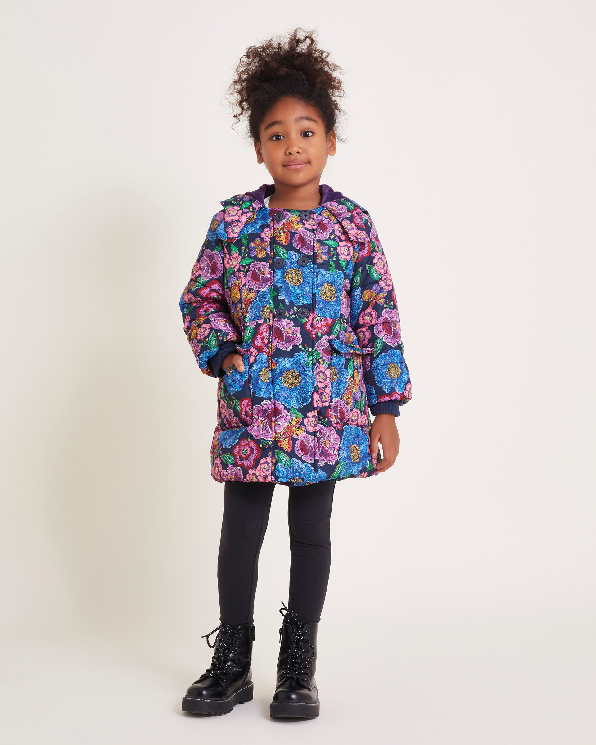 Monsoon girls pink coat new arrivals