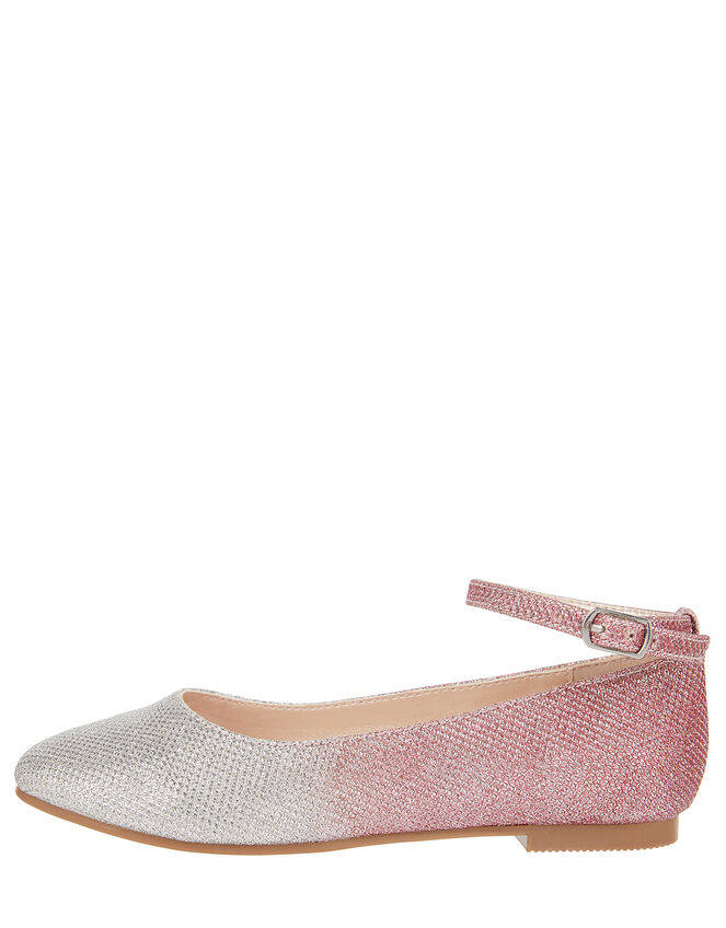 Alexa Ombre Ballerina Flats, Silver (SILVER), large