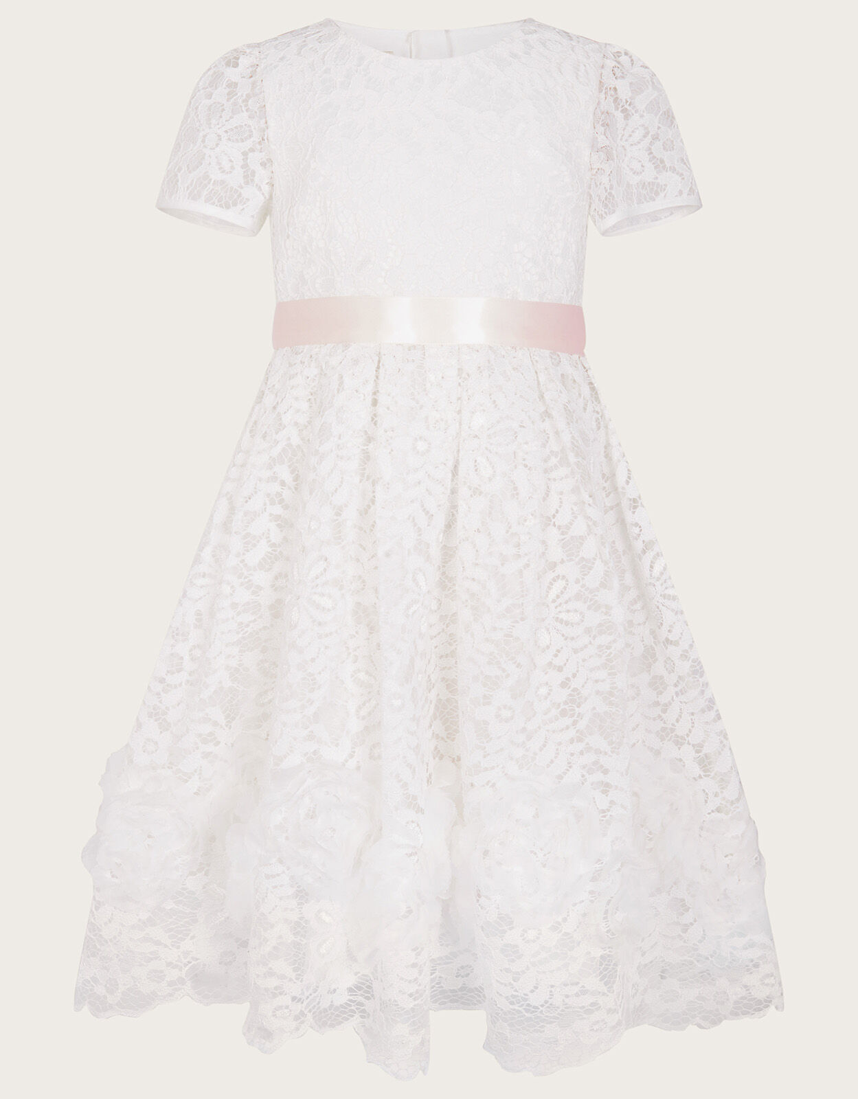 Monsoon white shop lace dress