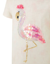 Sequin Flamingo T-Shirt, Pink (PINK), large