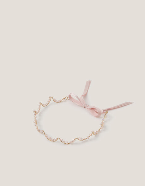 Bead Embellished Wire Crown, , large