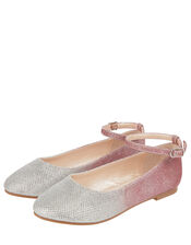 Alexa Ombre Ballerina Flats, Silver (SILVER), large
