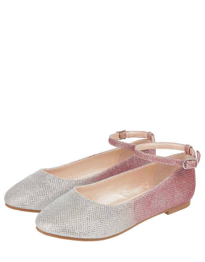 Alexa Ombre Ballerina Flats, Silver (SILVER), large