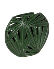 Tropical Palm Ceramic Vase, , large