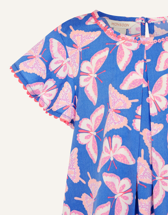 Butterfly Swing Dress, Blue (BLUE), large