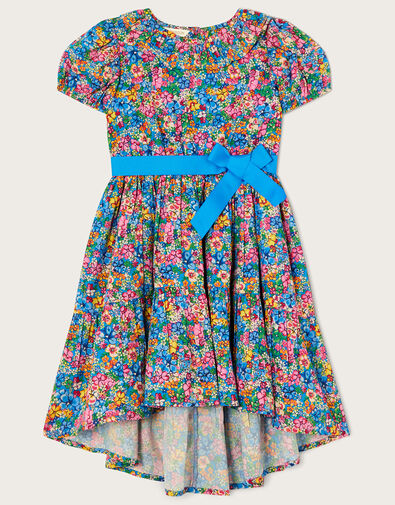 Floral Printed Short Sleeve Dress Multi, Multi (MULTI), large