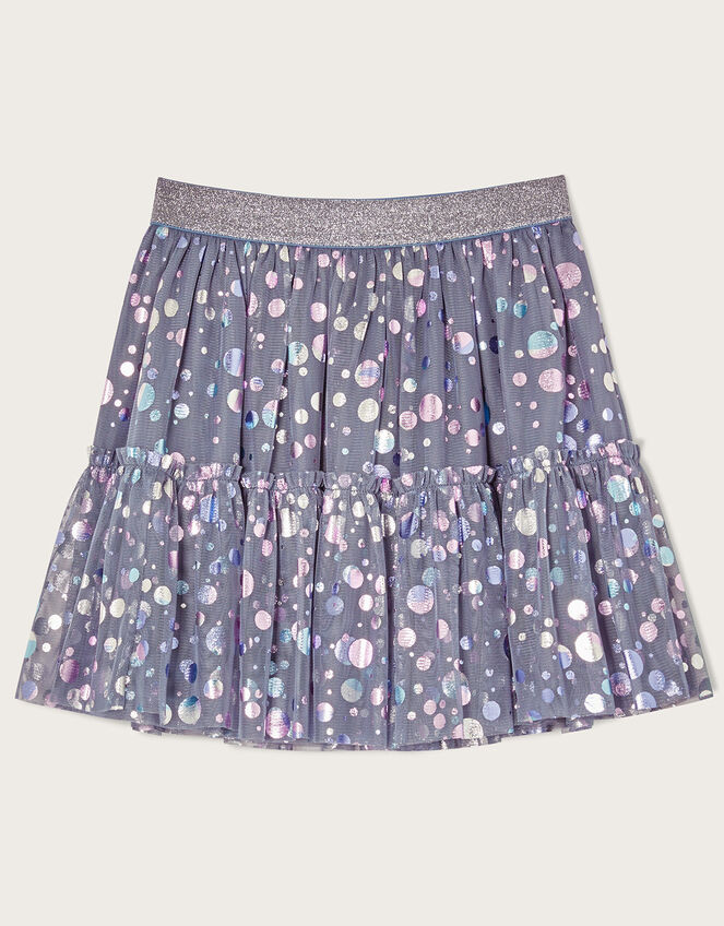 Foil Spot Skirt, Blue (BLUE), large