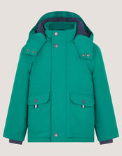 3-In-1 Water-Resistant Anorak Coat, Green (GREEN), large