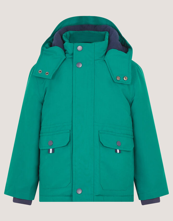3-In-1 Water-Resistant Anorak Coat, Green (GREEN), large