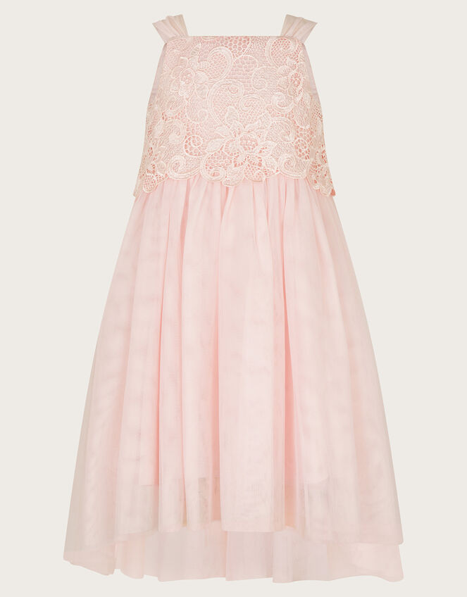 Anna Lace Bodice Maxi Dress, Pink (PALE PINK), large