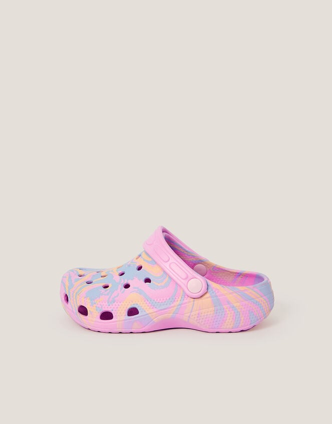 Rainbow Marble Clogs, Multi (MULTI), large