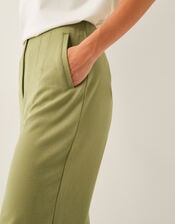 Adeline High-Waisted Suit Trousers, Green (GREEN), large