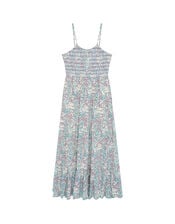 Maison Hotel Lulu Sleeveless Floral Midi Dress, Blue (BLUE), large