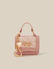 Mini Bag Charm, Pink (PINK), large