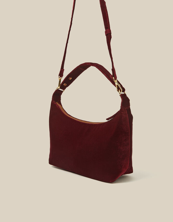 Vanya Velvet Crossbody Bag, , large