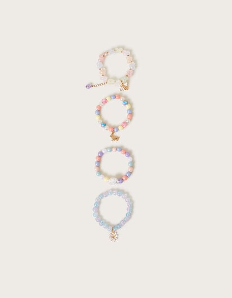4-Pack Beaded Bracelets, , large