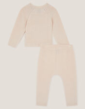 Newborn Sheep Jumper & Knit Joggers Set, Cream (CREAM), large