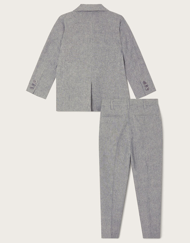 Luca Five Piece Smart Suit, Grey (GREY), large