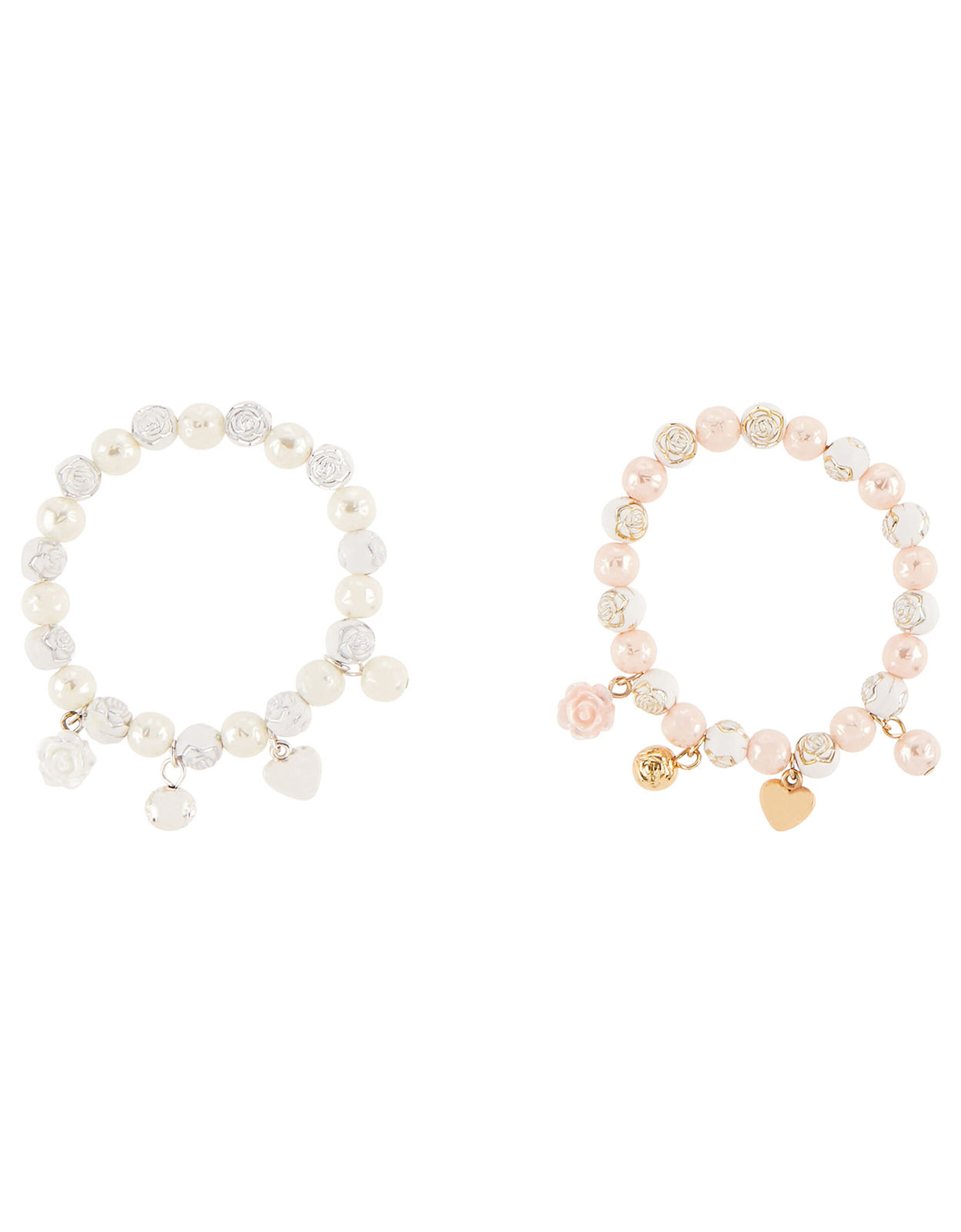 Rose Pearl Trinket Bracelet Set , , large
