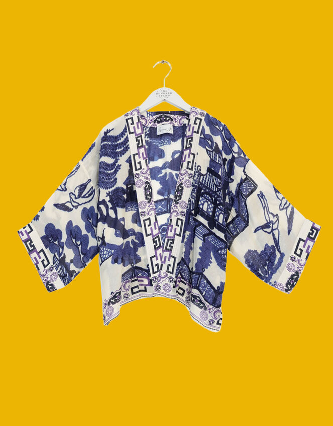 One Hundred Stars Willow Kimono, , large
