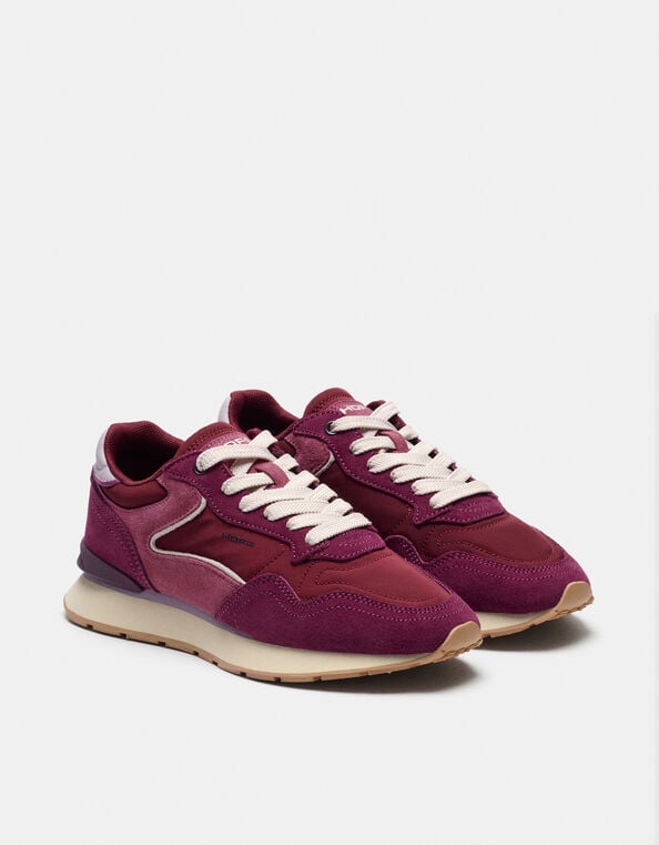 Hoff City Suede Trainers, Red (RED), large