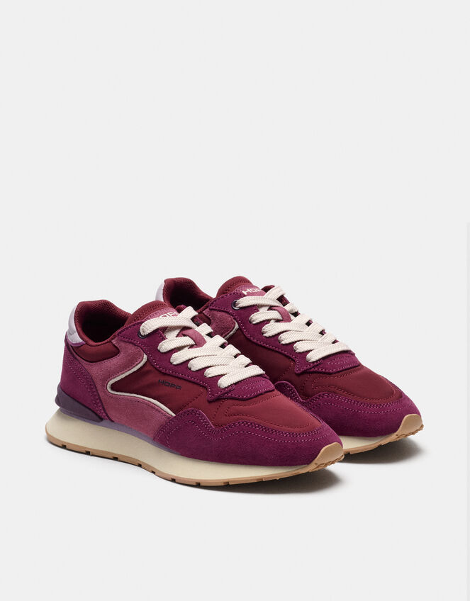Hoff City Suede Trainers, Red (RED), large