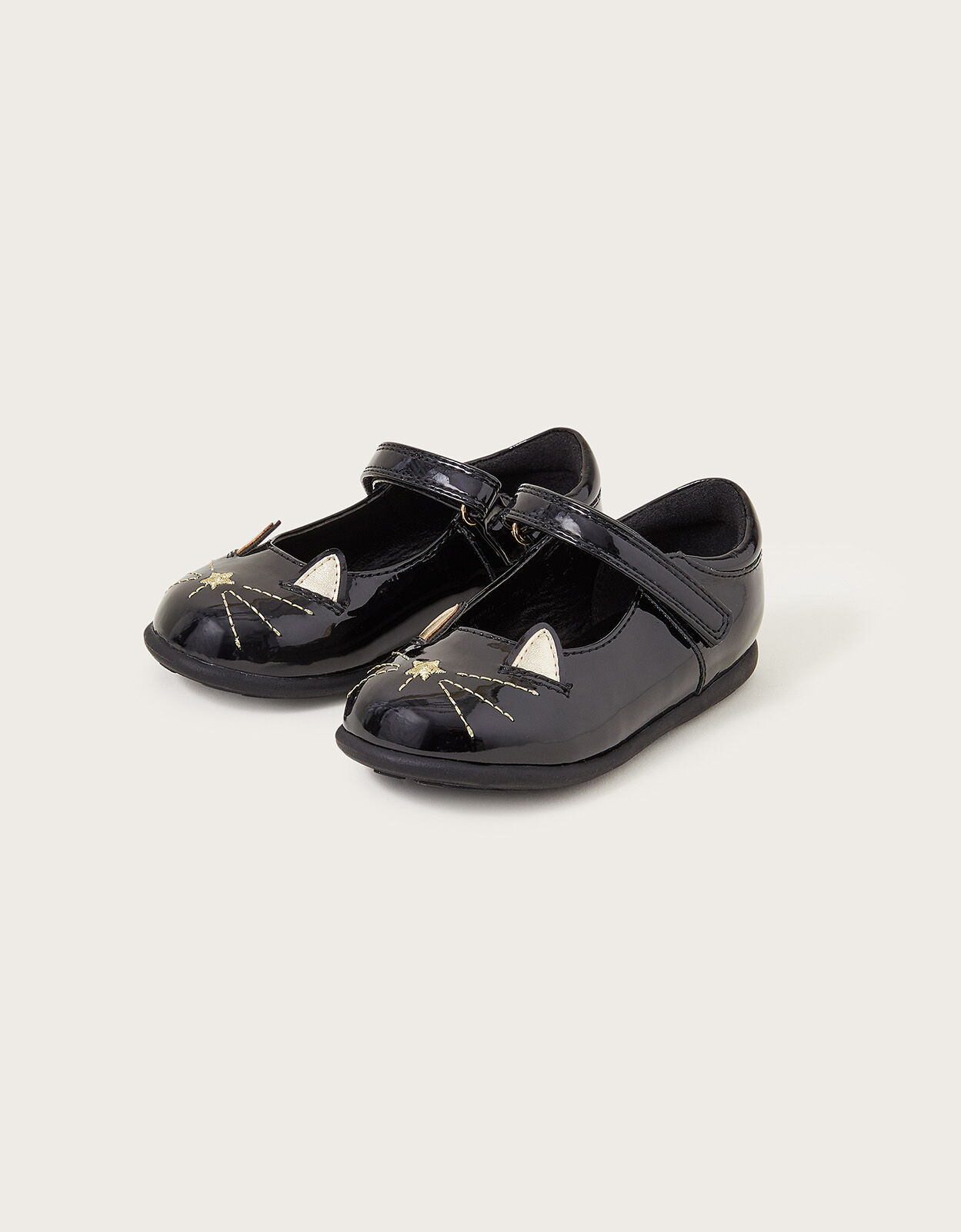 Kitty Kat Novelty Ballerina Flats Black