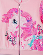 Monsoon x My Little Pony Sequin Bomber Jacket, Pink (PINK), large