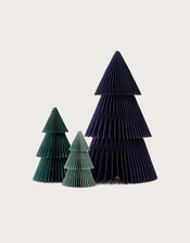 Christmas Tree Paper Decorations Set of Three, , large