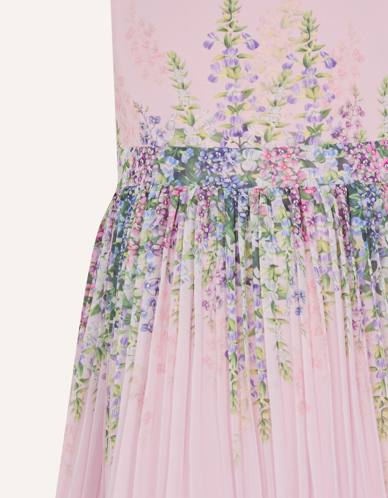Baby Floral Print Chiffon Dress Pink