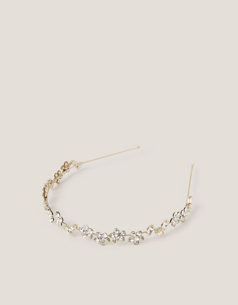 Jewel Flower Bridesmaid Headband, , large