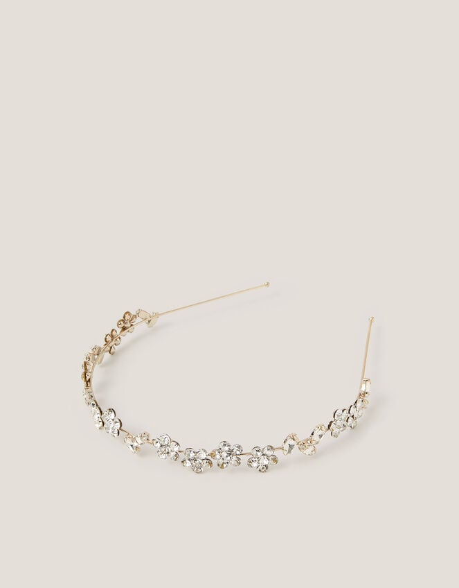 Jewel Flower Bridesmaid Headband, , large