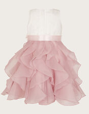 Baby Lace Cancan Ruffle Dress, Pink (PINK), large