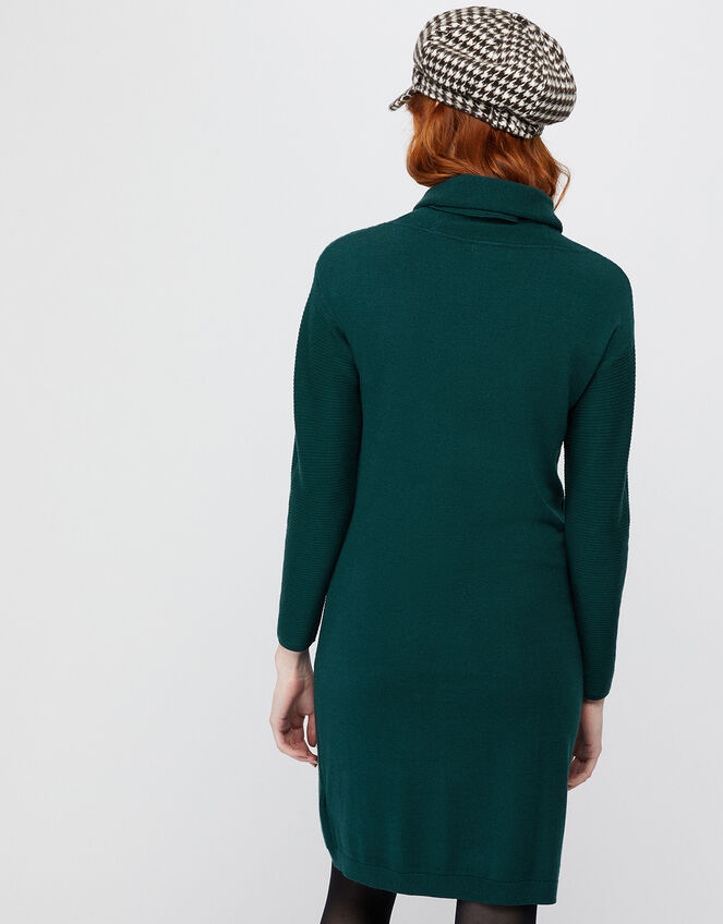 Cali Knitted Dress with Sustainable Viscose, Green (GREEN), large