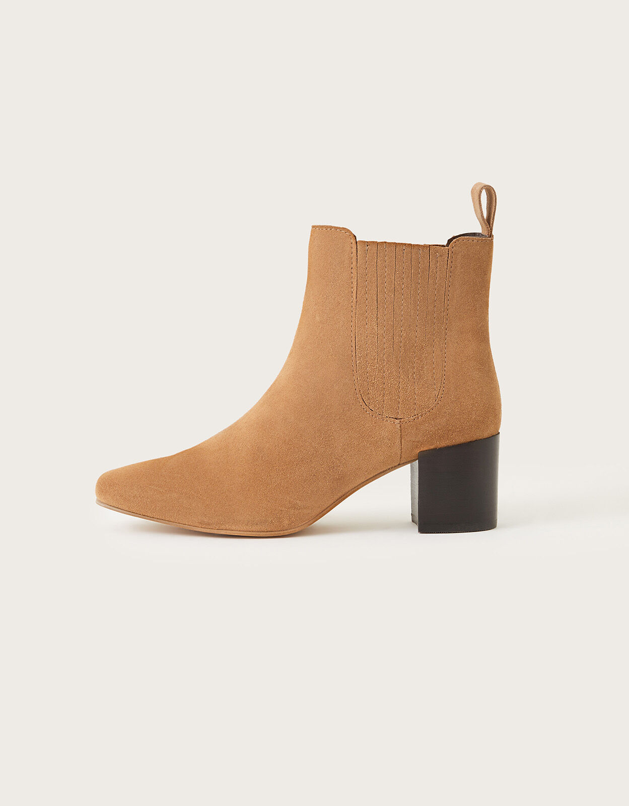 Ladies tan suede chelsea boots online