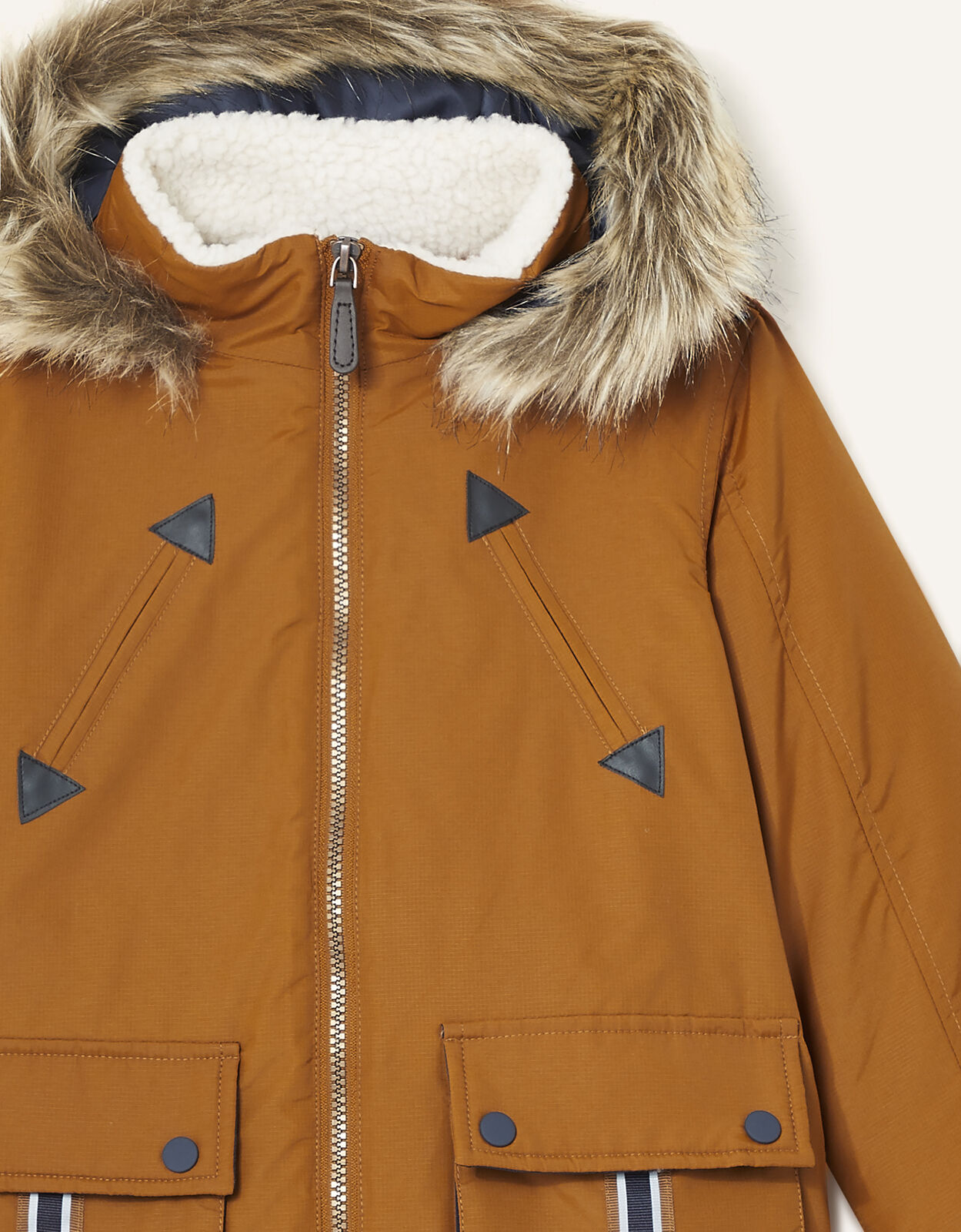 Parka camel online garcon