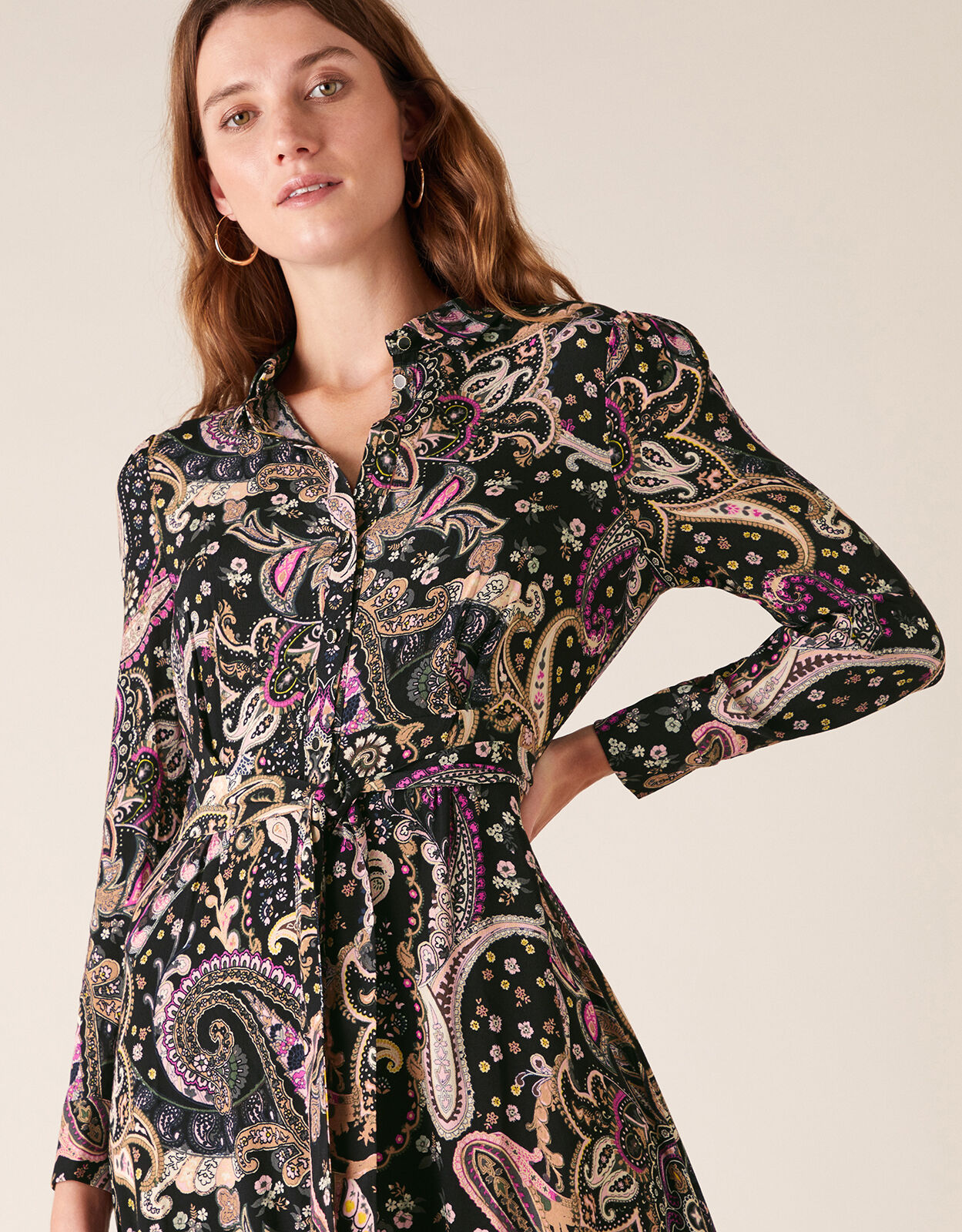 Paisley shop shirt dress