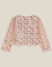 Lisbeta Floral Sequin Jacket, White (WARM IVORY), large